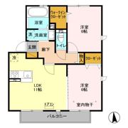 オアシスタナカの間取り画像