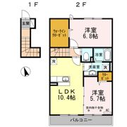 NSハイツⅢの間取り画像