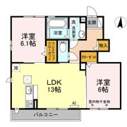 カーサ フェリースの間取り画像