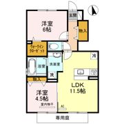 D-room木ノ本の間取り画像