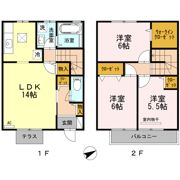 シャルムグレイスⅡ A棟の間取り画像