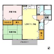 ロイヤルハウス副田の間取り画像