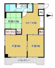 キャレット栗林の間取り画像