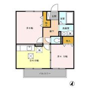 アレーゼ有福の間取り画像