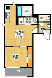 REGALEST白島の間取り画像