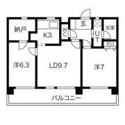 ユニオンハイツ愛の間取り画像