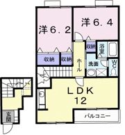 ファミール・鶴市 Aの間取り画像