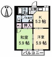 アーバンライフA棟の間取り画像
