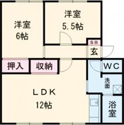 ウィンディア小林C棟の間取り画像