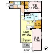 クレスト都賀の間取り画像