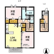 KNKS アルコバレーノの間取り画像