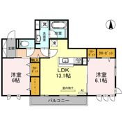 シェモワ A棟の間取り画像