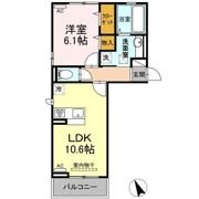 アンベル徳山の間取り画像