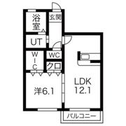 アエラ B棟の間取り画像