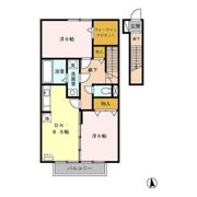 リビングタウン鵜沼 Aの間取り画像