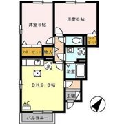 インペリアル A棟の間取り画像