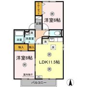 アムール A棟の間取り画像
