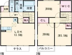 長谷川様邸貸家 （D）の間取り画像