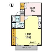 セジュール白山の間取り画像