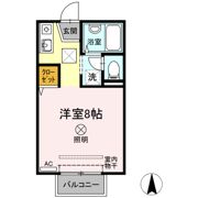 レジデンス高柳 B棟の間取り画像