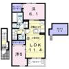 エム・シャルム善通寺Ⅲの間取り画像