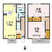 クレールⅡ Aの間取り画像