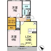 スプリングフォレスト Bの間取り画像