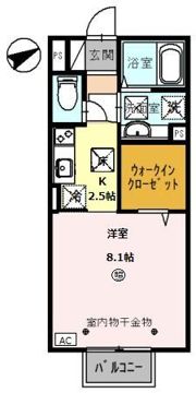 オーブ フチュールの間取り画像
