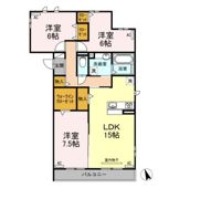 シャトー錦の間取り画像
