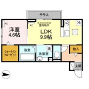 ソレイユ入船の間取り画像