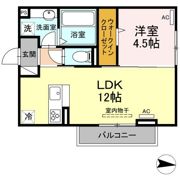 ソレイユ入船の間取り画像