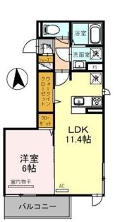 D-room宇須 輝の間取り画像