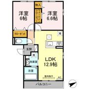 VILLA CITY A棟の間取り画像