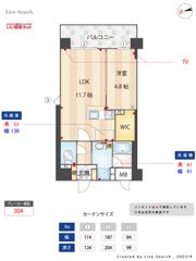 アトリオフラッツ井尻の間取り画像