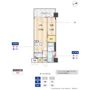 アトリオフラッツ井尻の間取り画像