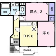 シャン・ド・フルールⅤの間取り画像