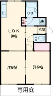 ヴィラ清水の間取り画像