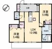 アンソレイユ A棟の間取り画像