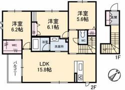 アンソレイユ A棟の間取り画像