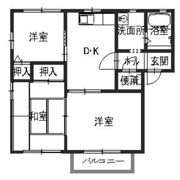ハーティー黍田の間取り画像