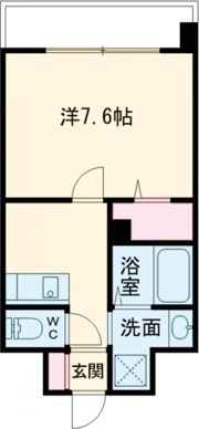 クロノス37九品寺の間取り画像