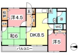 デューク白楽町Ⅰの間取り画像