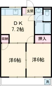 トーシンハイツ向山の間取り画像