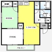 光陽ハイツBの間取り画像