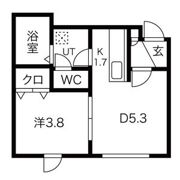 トレジャーキャッスル伍番館の間取り画像
