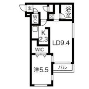 GARBO新札幌(ガルボ新札幌)の間取り画像