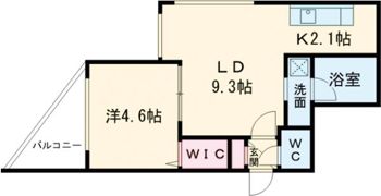 GARBO新札幌(ガルボ新札幌)の間取り画像