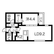 Balboni新札幌(バルボーニ新札幌)の間取り画像