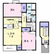 アグリーアブルⅢの間取り画像