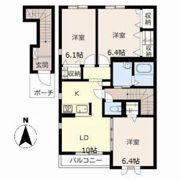 サンテヴィルの間取り画像